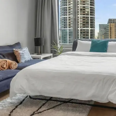 Skypark 1-bedroom On Floor 10 With View And Parking By Skyviews 아파트 브라티슬라바