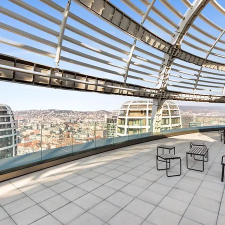 Apartament Skypark 1-bedroom On Floor 10 With View And Parking By Skyviews Bratysława